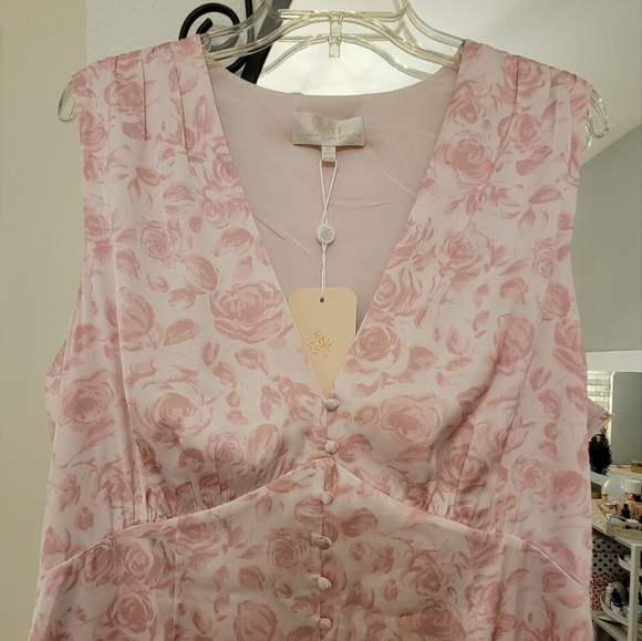 WAYF The Francis Satin Dress - Picture 6 of 12